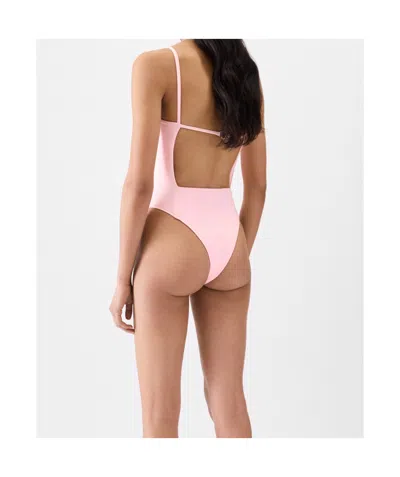 Jacquemus The Sole Swimsuit In Pink