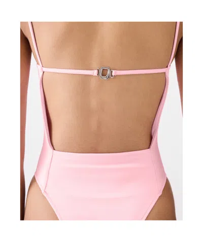 Jacquemus The Sole Swimsuit In Pink