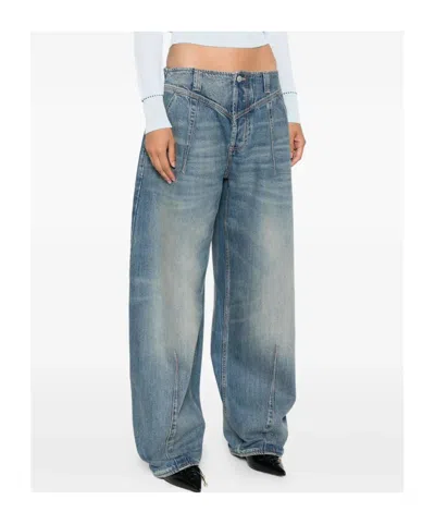 Alexander Mcqueen Denim Trousers Clothing