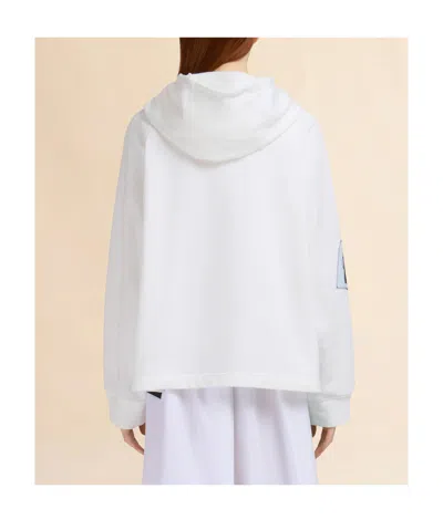 Marni Graphic-print Hoodie In White
