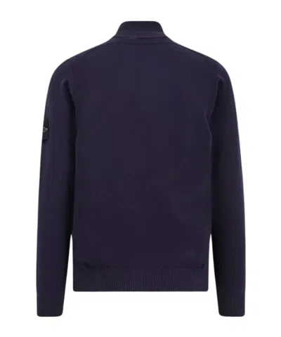 Stone Island Premium Wool Blend Sweater In Blue