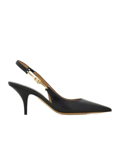 Ferragamo F Buckle Slingback Pump