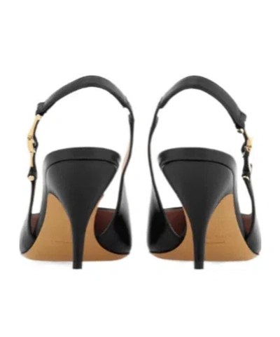 Ferragamo F Buckle Slingback Pump