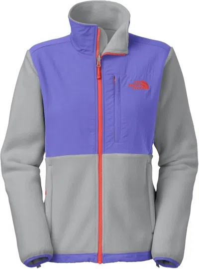 The North Face Women's Denali 2 Jacket In Mid Grey/starry Purple In Multi