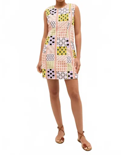 Marie Oliver Sabrina Embroidered Shift Dress In Multi