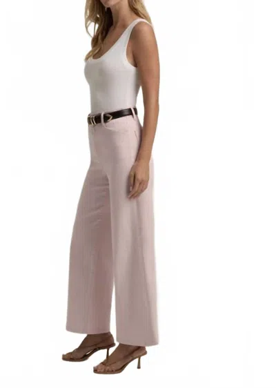Favorite Daughter The Mischa Super High Waist Wide Leg Jeans In Pink
