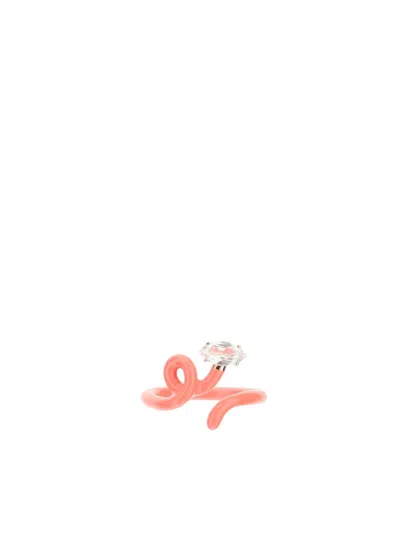 Bea Bongiasca Viticcio Pink Ring With Small Boat