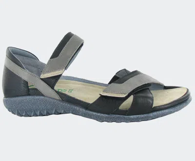 Naot Women's Karawa Sandal In Black/foggy Gray/khaki Beige In Multi