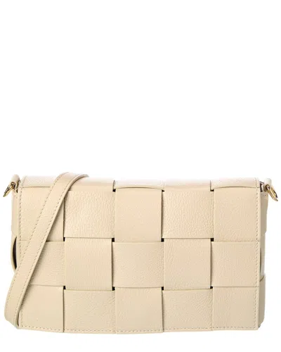 Isabella Rosetti Ember Hand-woven Leather Shoulder Bag