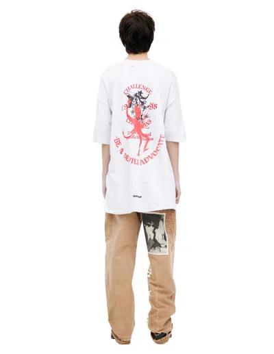 Better With Age White Print T-shirt In White