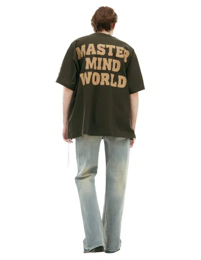 Mastermind Japan T-shirt With Logo On Sleeves In Green