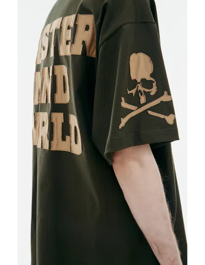 Mastermind Japan T-shirt With Logo On Sleeves In Green
