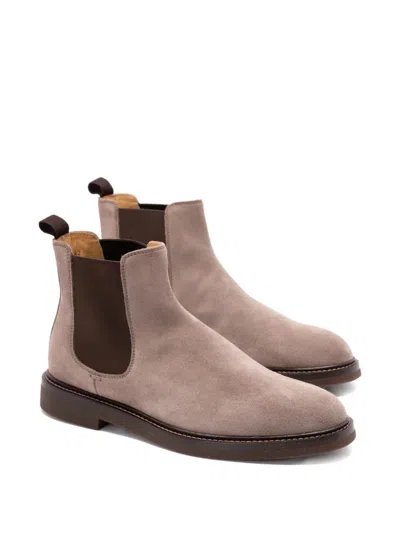 Brunello Cucinelli "beatles" Suede Ankle Boots