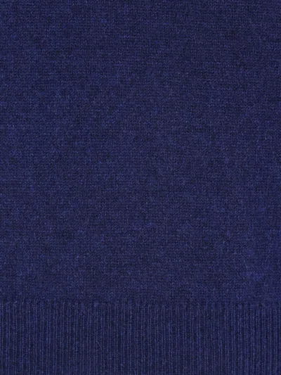 Brunello Cucinelli Relaxed Fit Blue Cashmere Sweater In Blue
