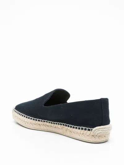 Christian Louboutin Blue Fabric Flat Shoes