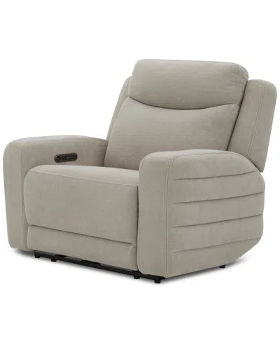 Macy's Kristyan Fabric Power Recliner With Power Headrest With Zero Wall & Heat Massage, Exclusively At Mac