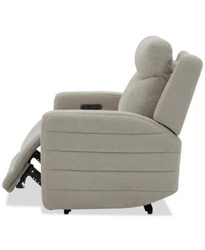 Macy's Kristyan Fabric Power Recliner With Power Headrest With Zero Wall & Heat Massage, Exclusively At Mac