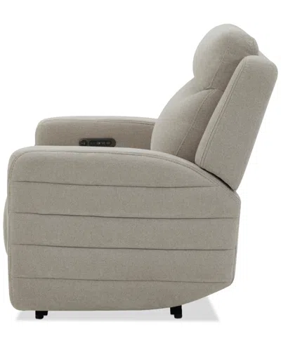 Macy's Kristyan Fabric Power Recliner With Power Headrest With Zero Wall & Heat Massage, Exclusively At Mac