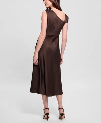Guess Ashlyn Asymmetric Midi Dress