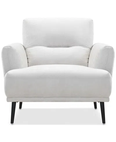 Macy's Kaelynne 37" Fabric Chair, Exclusively At  In White
