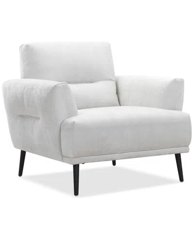 Macy's Kaelynne 37" Fabric Chair, Exclusively At  In White