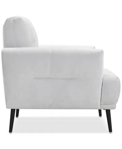 Macy's Kaelynne 37" Fabric Chair, Exclusively At  In White