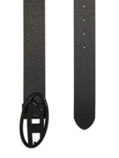Diesel Oval D Logo B-1dr Accessories In Black