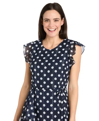 R & M Richards Rm Richards Shift Dress In Blue