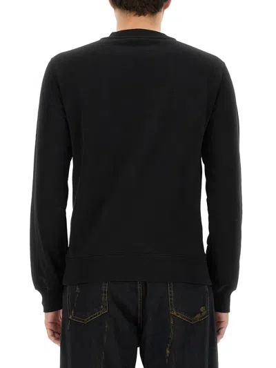 Dolce & Gabbana Sweatshirt With Logo Plaque In Black