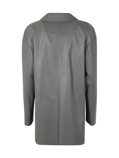 Drm Boxy Leather Blazer Clothing