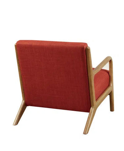 Ink+ivy 28" Novak Spice Fabric Lounge Chair In Red