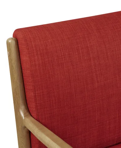 Ink+ivy 28" Novak Spice Fabric Lounge Chair In Red