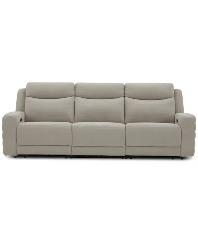 Macy's Kristyan 3-pc. Fabric Sofa With 2 Power Recliners, Exclusively At