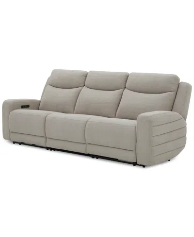 Macy's Kristyan 3-pc. Fabric Sofa With 2 Power Recliners, Exclusively At