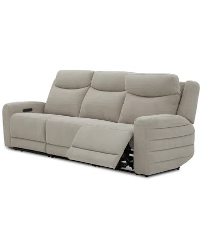 Macy's Kristyan 3-pc. Fabric Sofa With 2 Power Recliners, Exclusively At