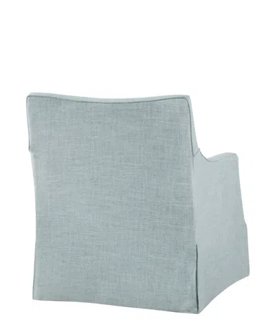 Martha Stewart Collection 28" Fabric London Skirted Swivel Chair