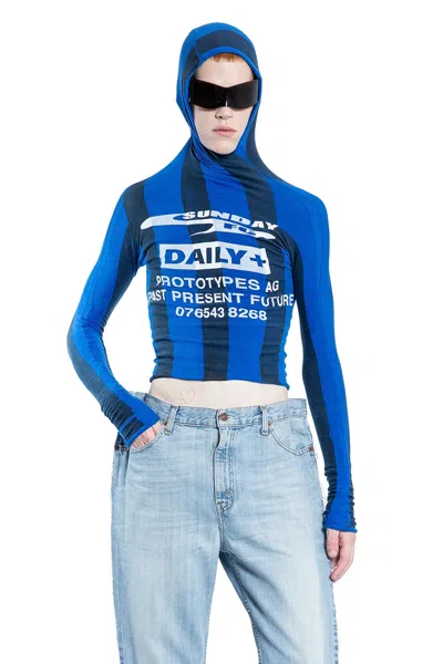 Prototypes Man Blue T-shirts & Tank Tops In Blue