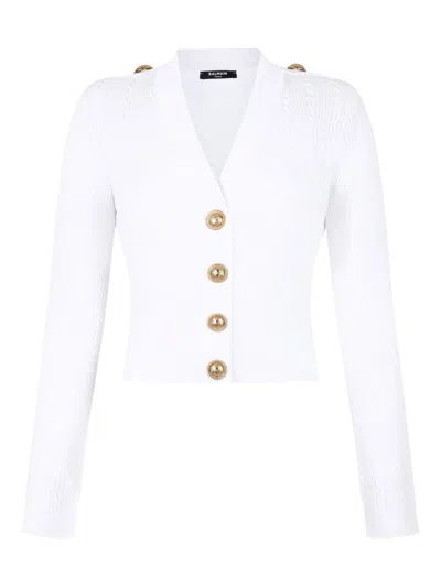 Balmain V-necked Cardigan