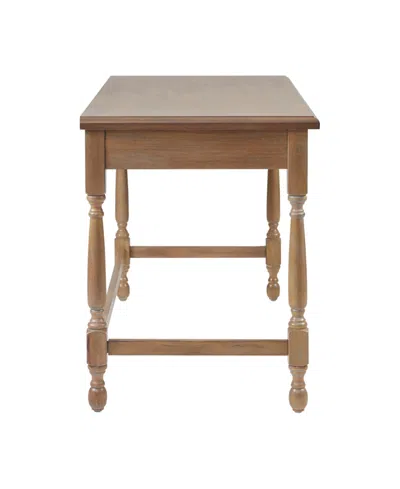 Martha Stewart Collection 48" Solid Wood Tabitha Desk With 1 Drawer And Turned Legs