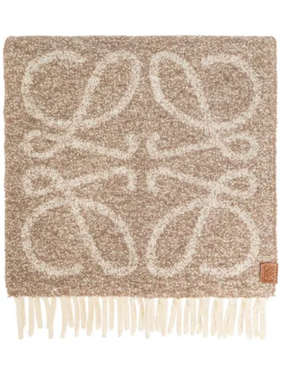 Loewe Anagram Wool Scarf