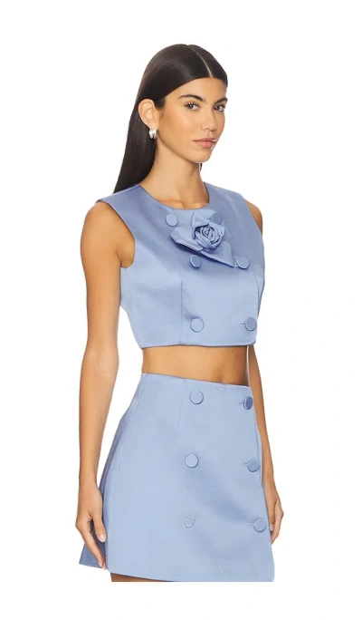 Aknvas Edie Dutchess Satin Top