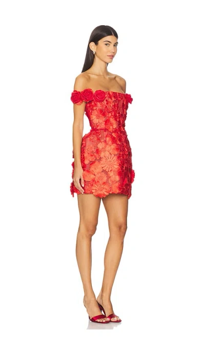 Bronx And Banco Jasmine Maraya Mini Dress In Red