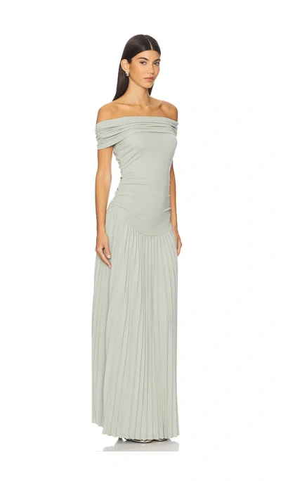 Lioness Field Of Dreams Maxi Dress In Gray