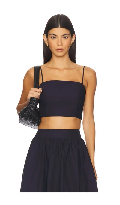 Susana Monaco Poplin Lace Up String Top