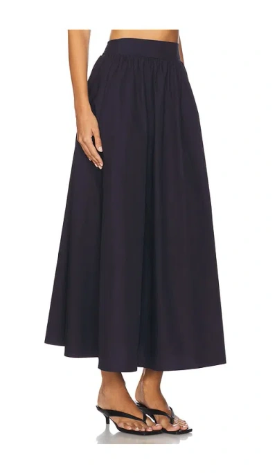Susana Monaco Poplin Midi Skirt In Animal Print