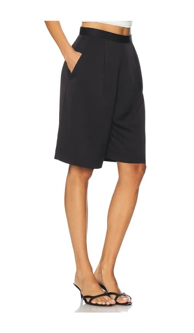 Susana Monaco Satin Short In Black
