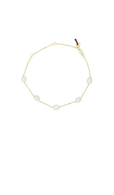 Shashi Emily Pearl Bracelet