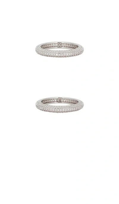 Shashi Micro Pave Ring Set