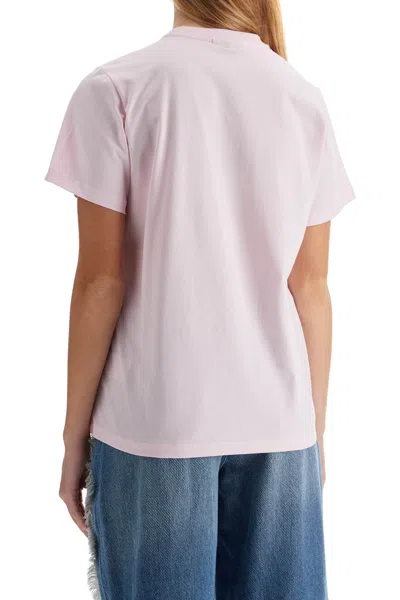 Ganni Leopard Print T-shirt With