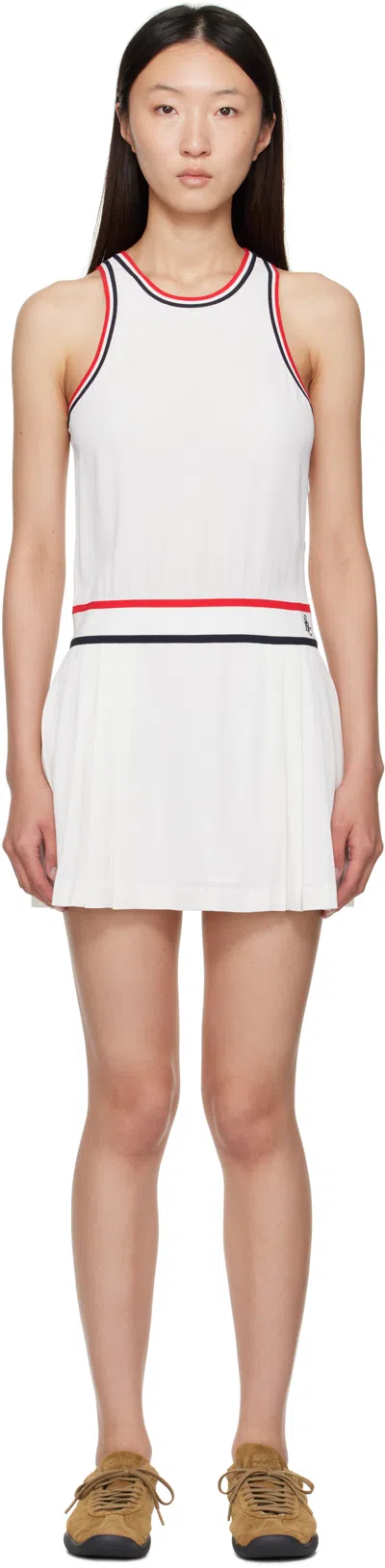 Sporty And Rich White 'src' Phoebe Minidress